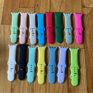 Colorful Silicone Watch Bands for Smartwatches